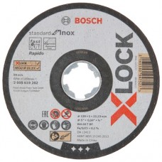 X-LOCK Отрез.круг  125х1,0мм Bosch Stand.f.INOX